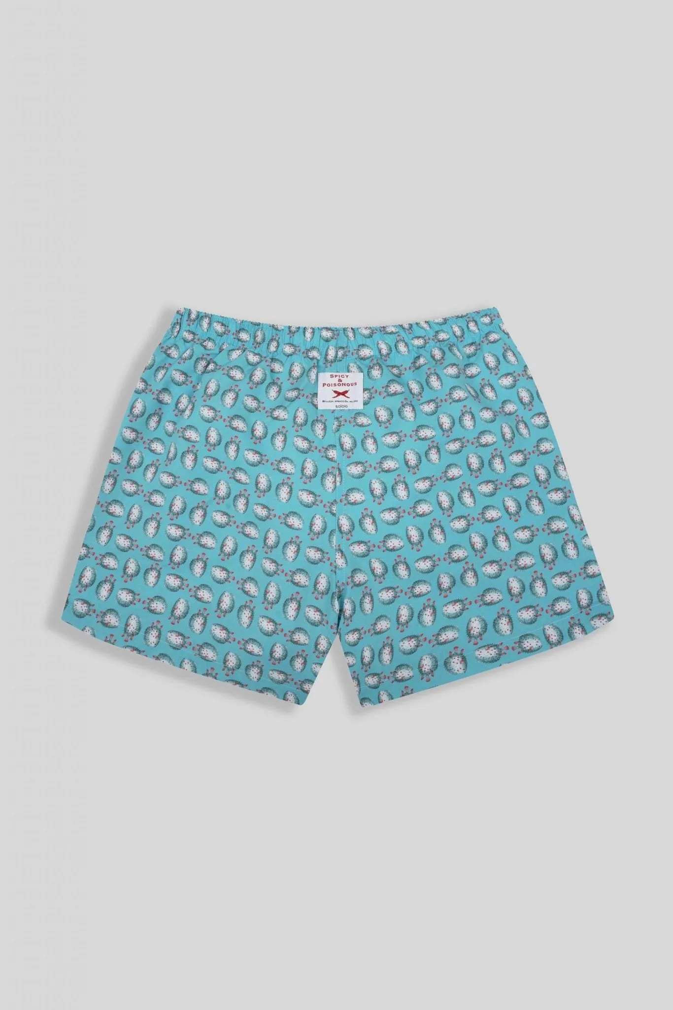 swimsuit puffer fish turquoise