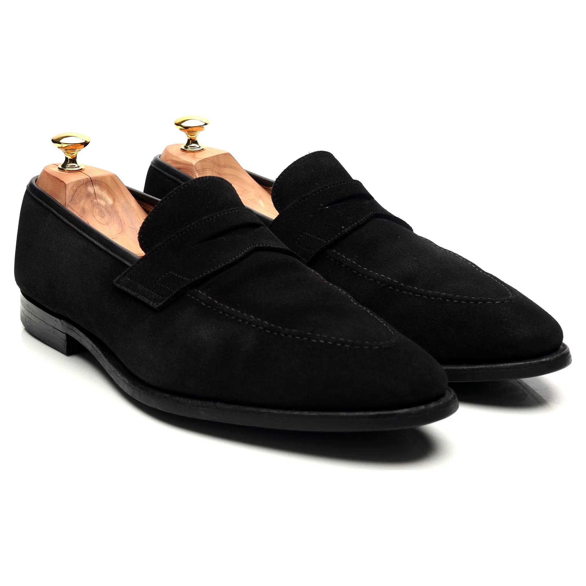 'Sydney' Black Suede Loafers UK 11 E