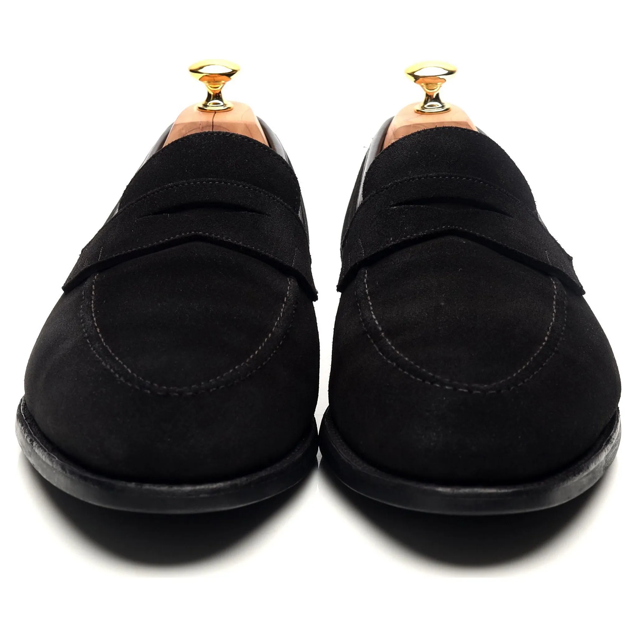 'Sydney' Black Suede Loafers UK 11 E