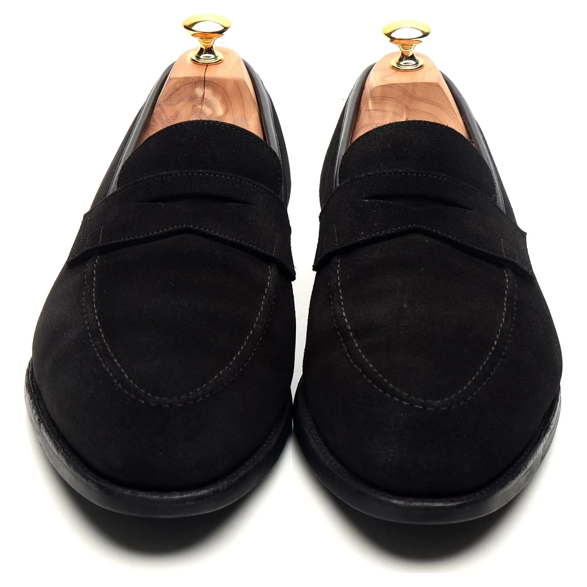 'Sydney' Black Suede Loafers UK 11 E