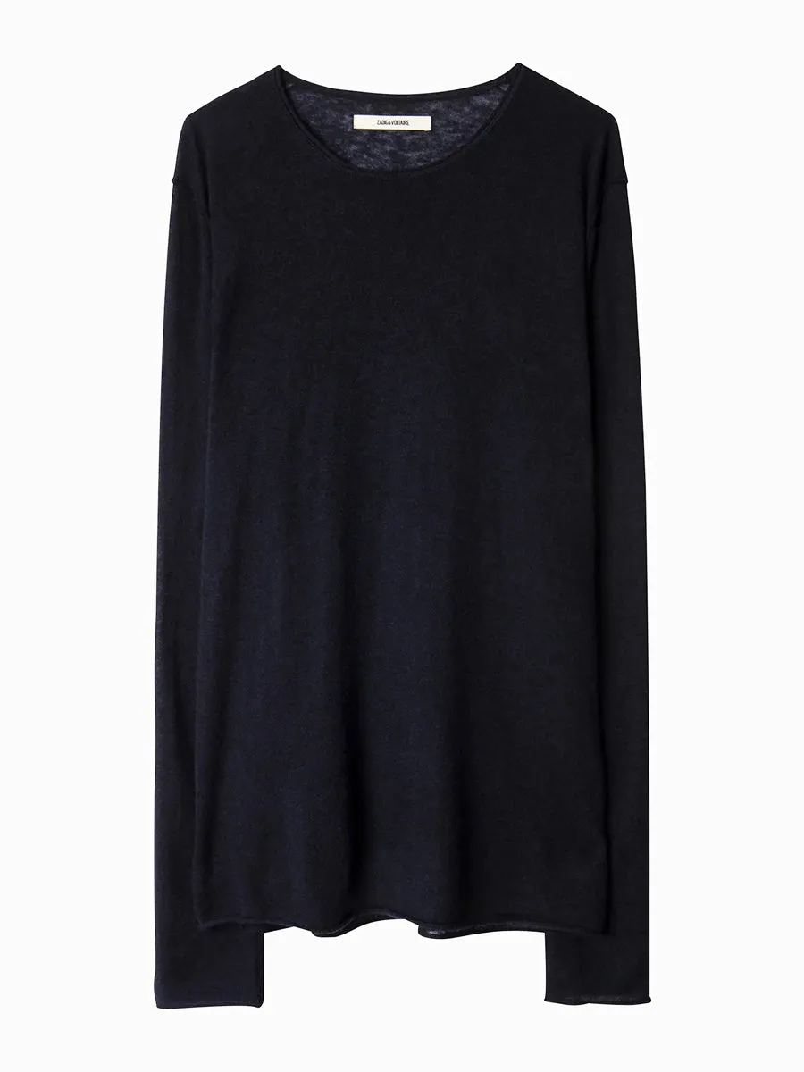 Teiss Cashmere Sweater in Ink