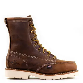 THOROGOOD BROWN 8 AMERICAN HERITAGE MAXWEAR 90 MOC TOE WORK BOOT