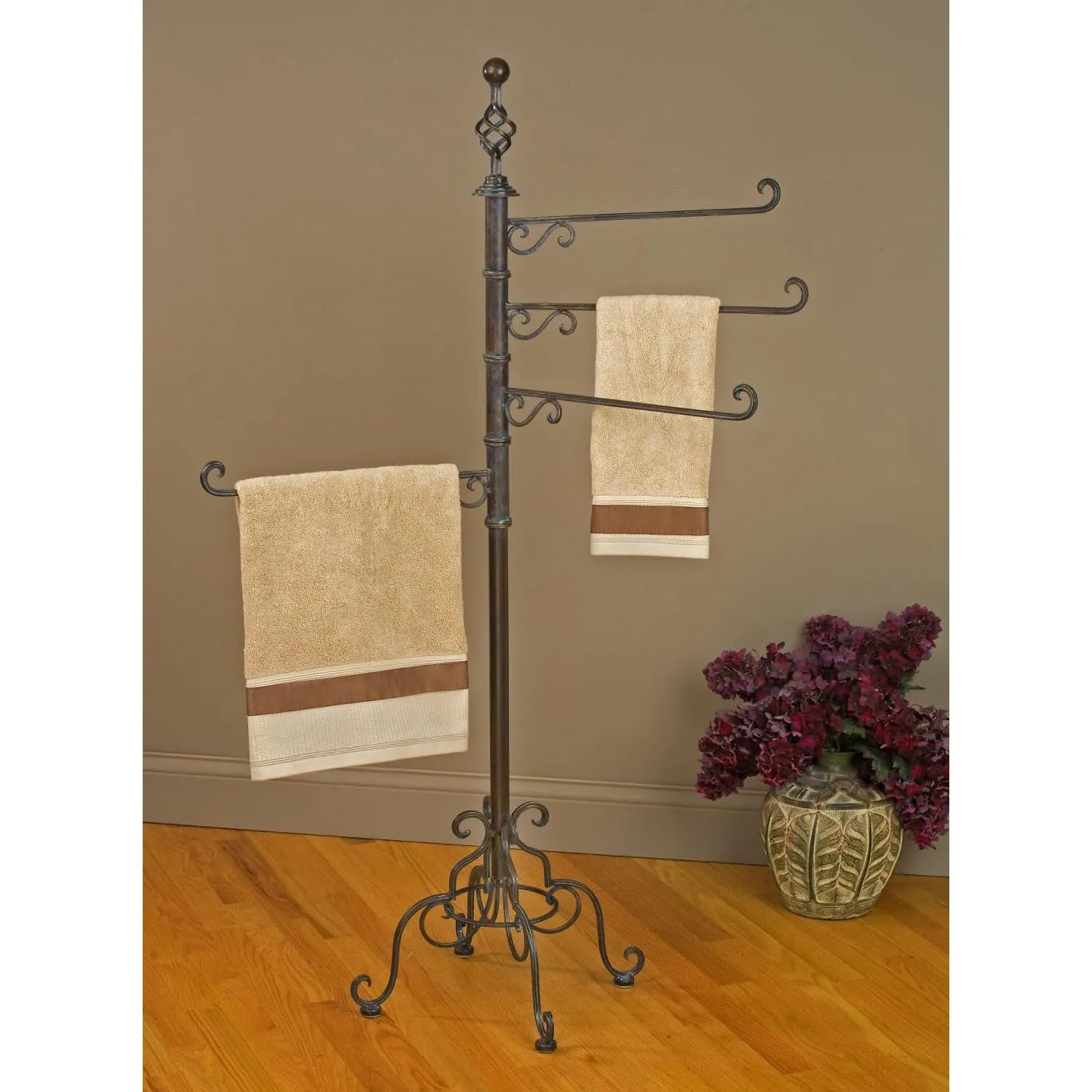 Towel Rack 4-Arm Adjustable