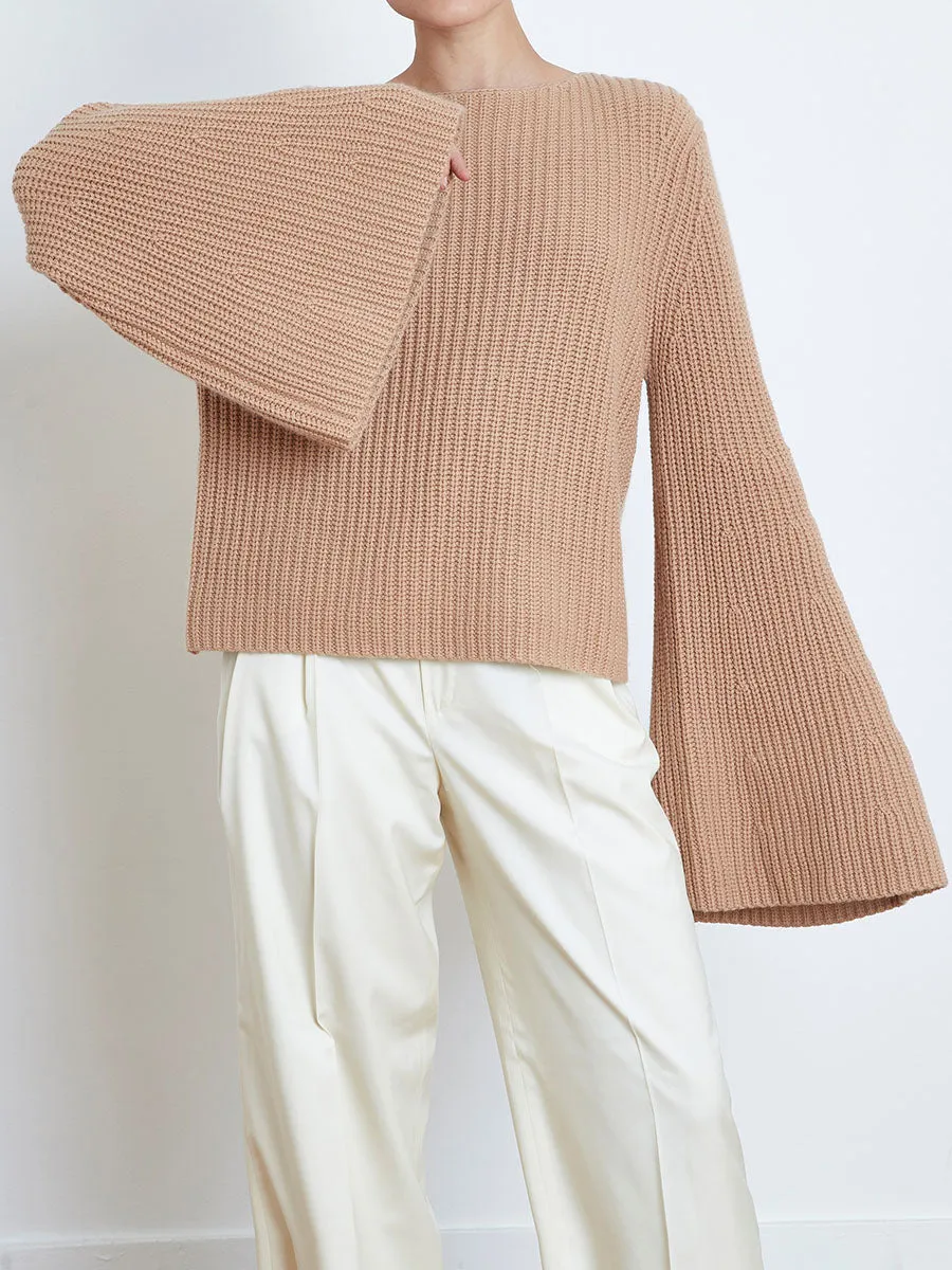 Tumaraa Ribbed Cotton and Cashmere-blend Sweater