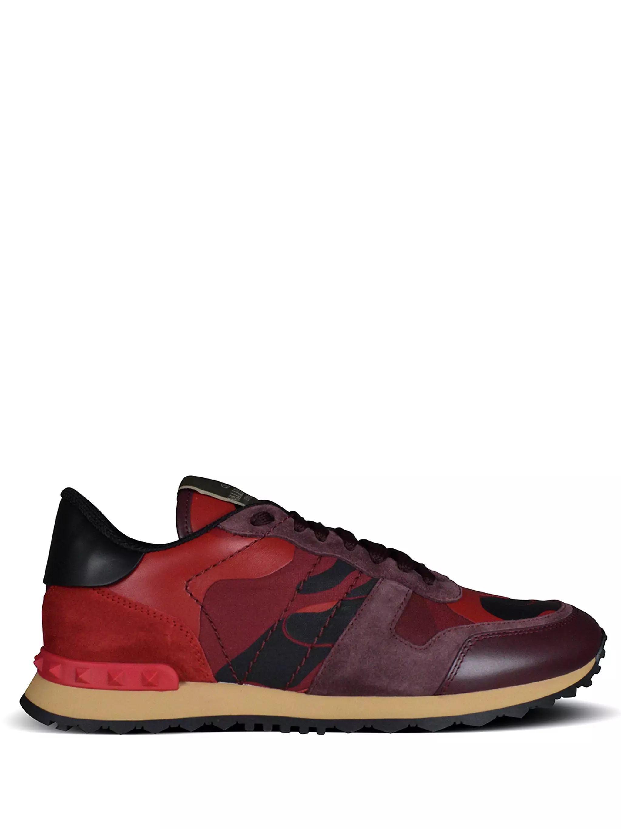 Valentino Garavani Men's Rockrunner Sneakers - CAMO/RED