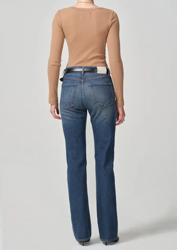 Vidia Mid Rise Boot Cut Jean