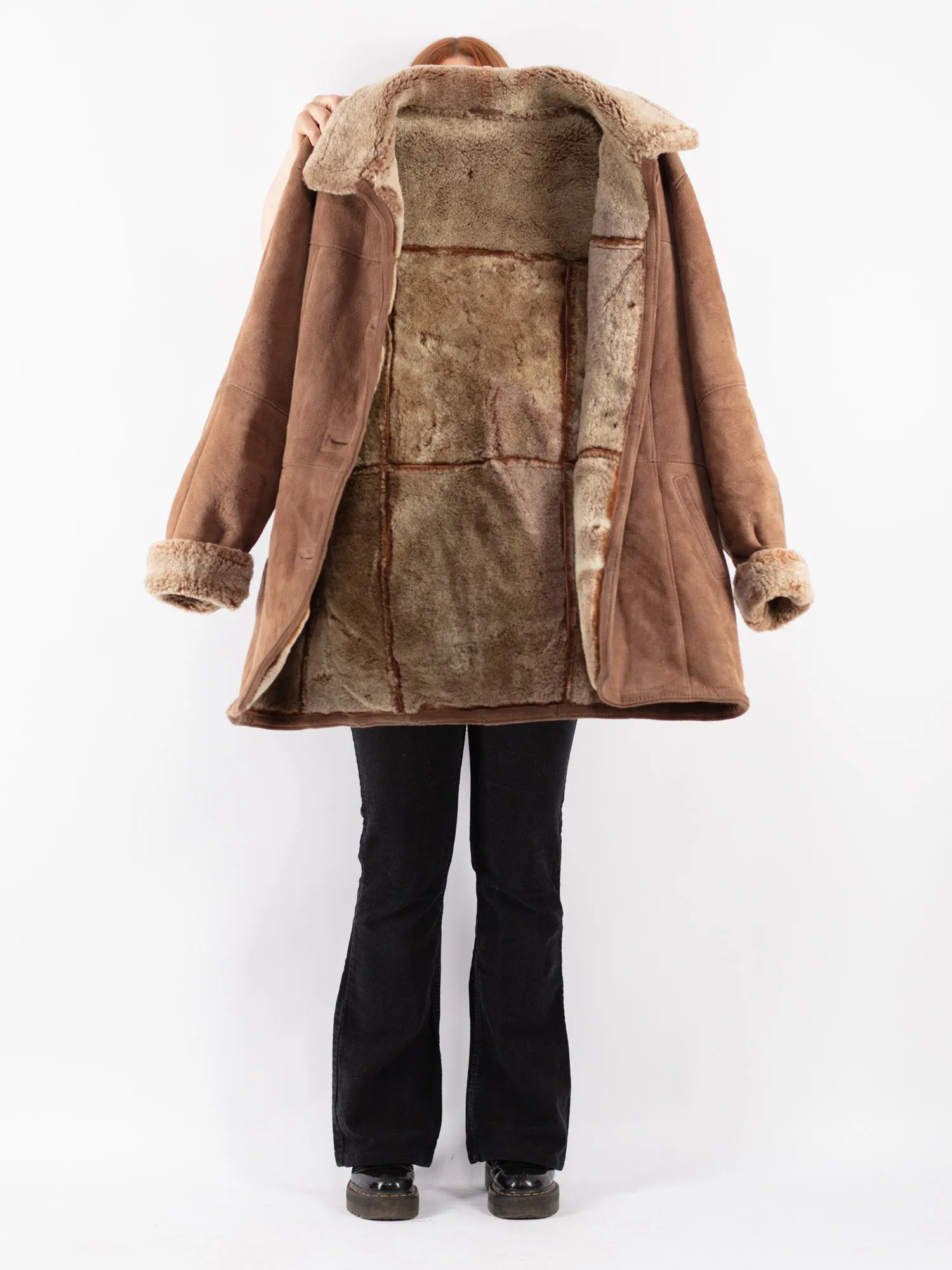 Vintage 80's Women Coat in Beige