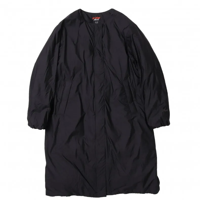 Women's Nanga No Collar Down Coat (Black)