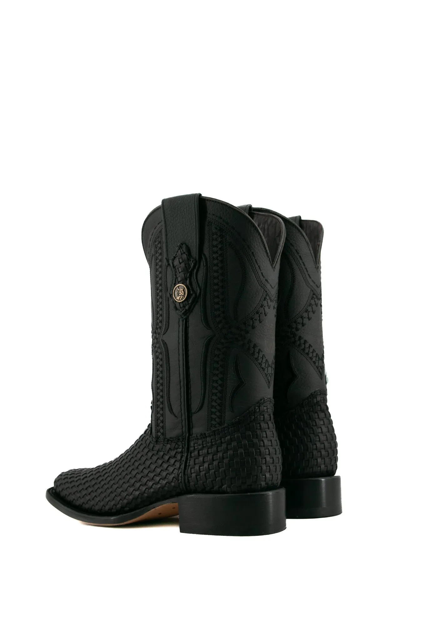 Woven Renegade Rodeo Toe Cowboy Boot