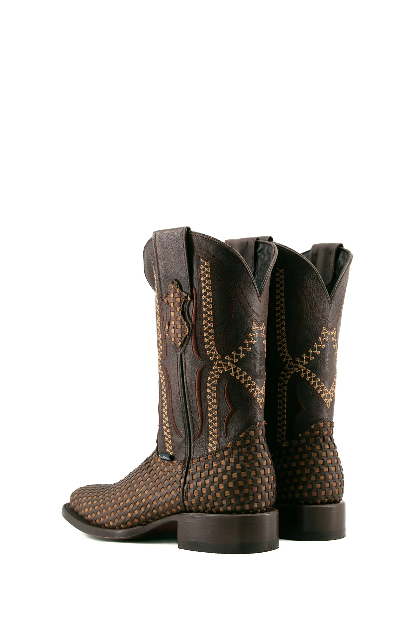 Woven Renegade Rodeo Toe Cowboy Boot