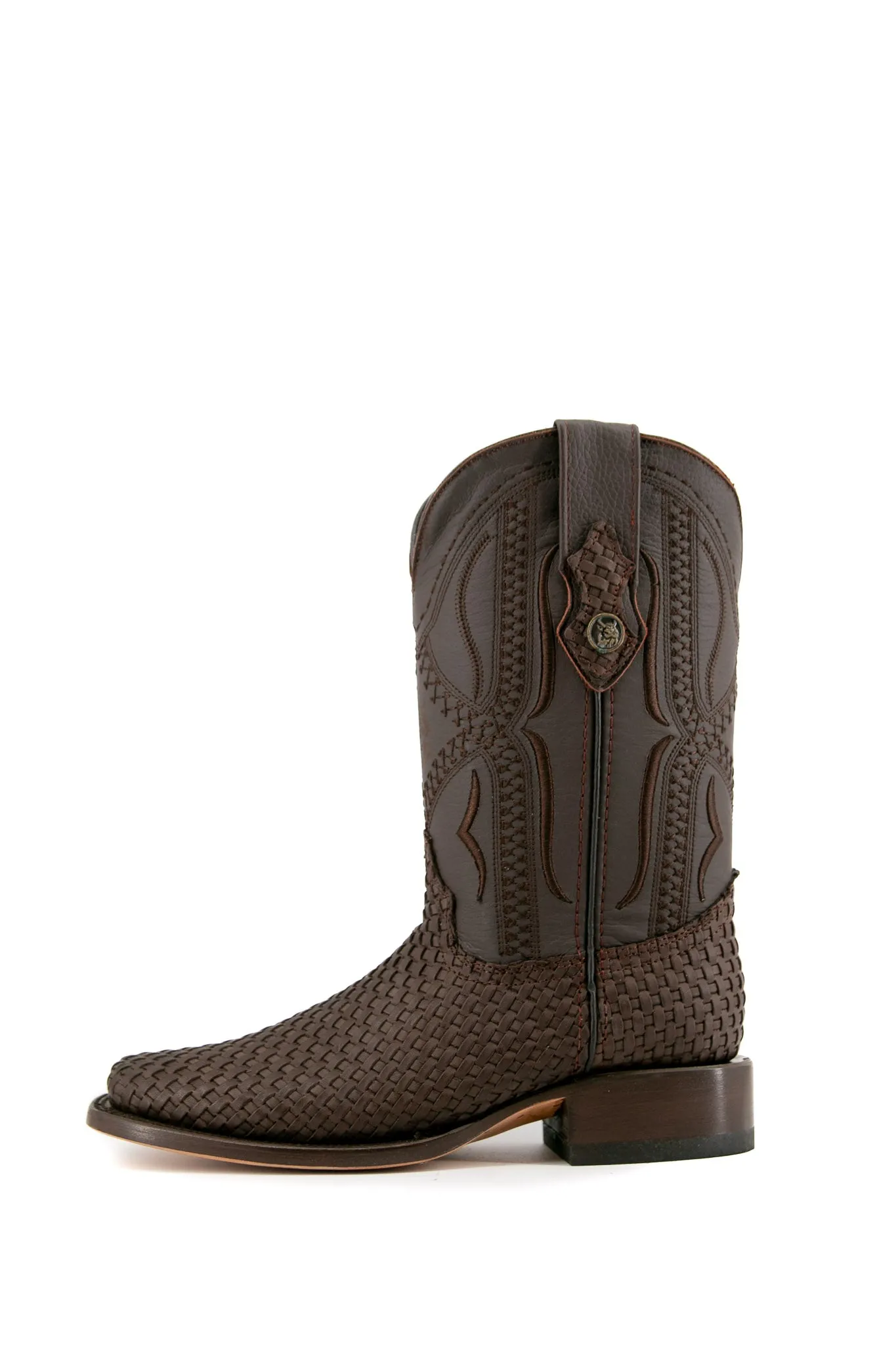 Woven Renegade Rodeo Toe Cowboy Boot