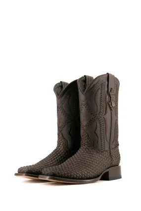 Woven Renegade Rodeo Toe Cowboy Boot