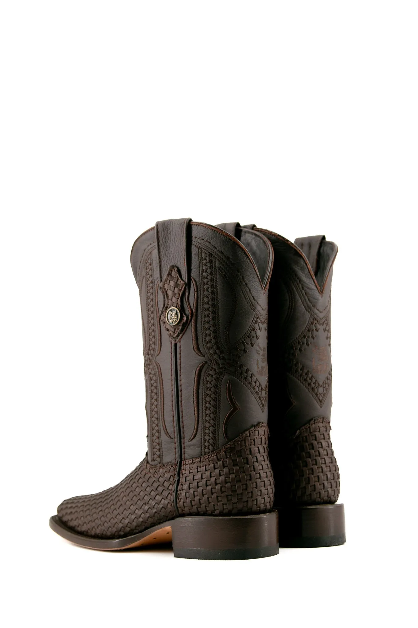 Woven Renegade Rodeo Toe Cowboy Boot