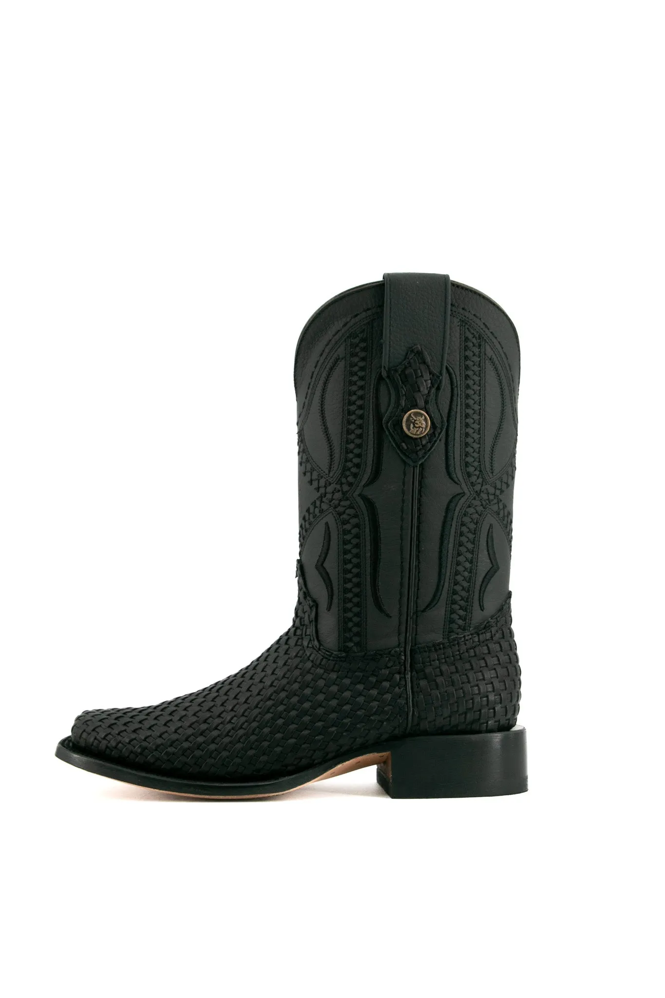 Woven Renegade Rodeo Toe Cowboy Boot