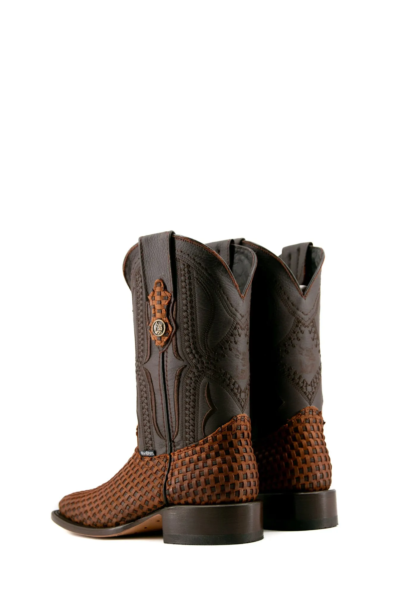 Woven Renegade Rodeo Toe Cowboy Boot